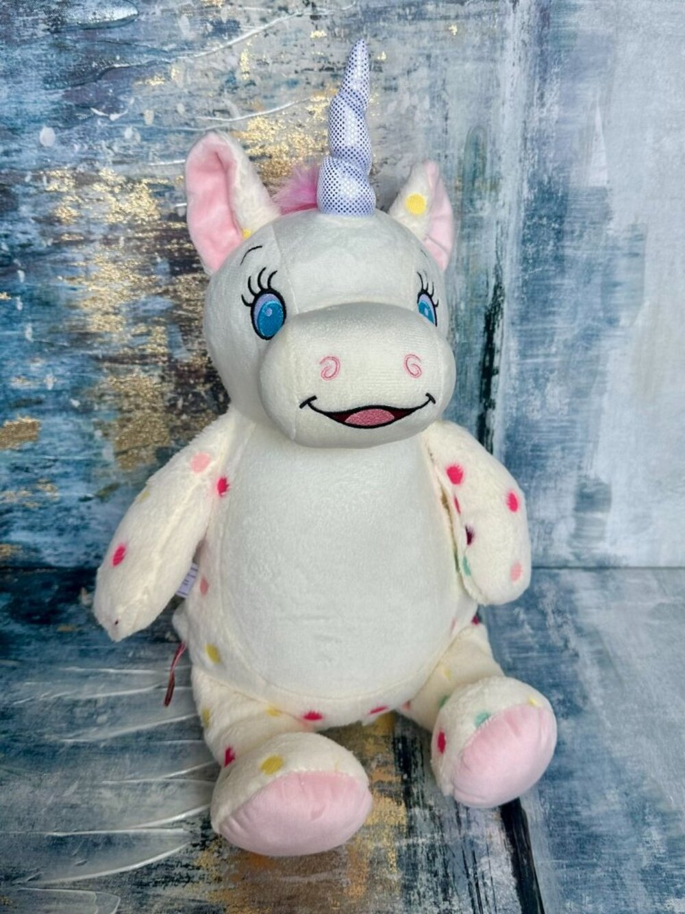 Birthday Confetti Unicorn Gift Plush Toy